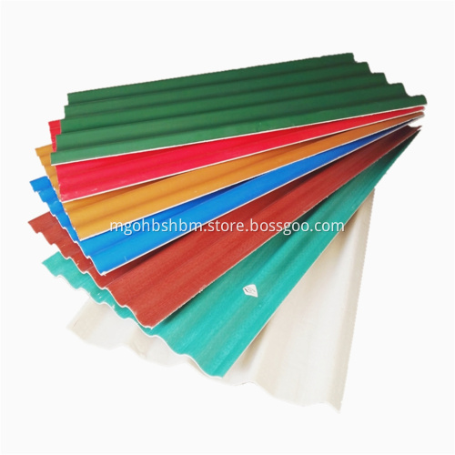 Light Weight Shock Resistant Magnesium Oxide Roofing Tile